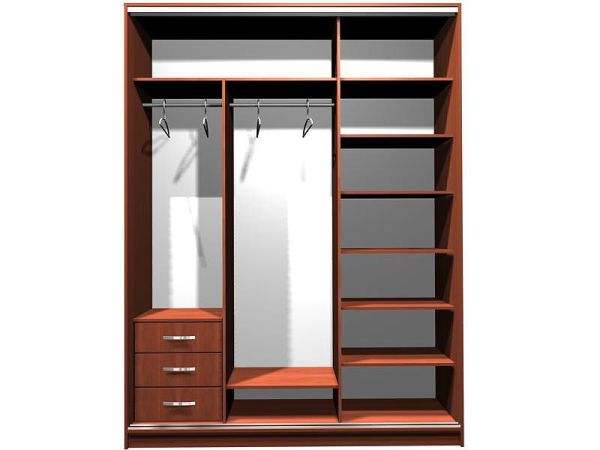 Шкаф-купе Ника-19 Зеркало -20