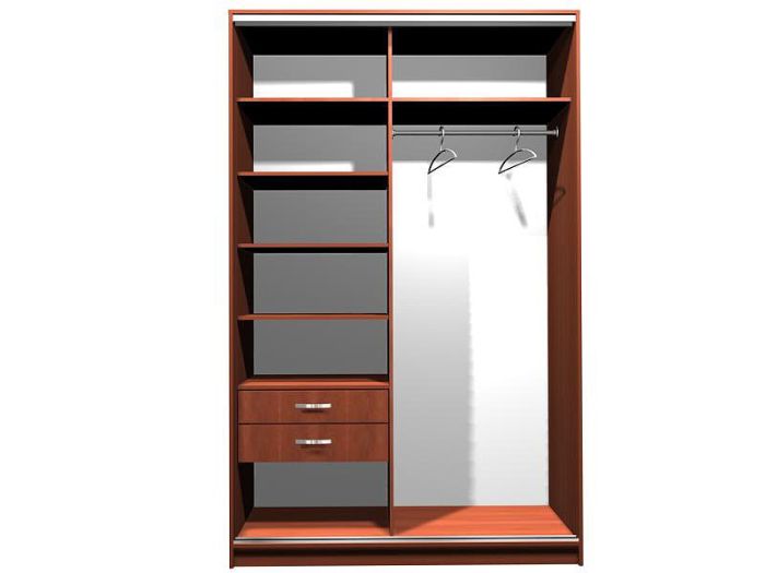 Шкаф-купе Ника-7 ДСП-20