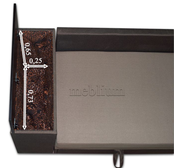 Софа Meblium 27-42 Лючия 550 + Лугано браун