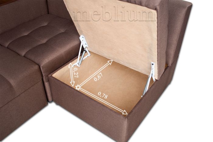 (СНЯТО С ПРОИЗВОДСТВА) Угловой диван Голливуд -76