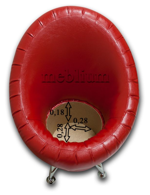 Банкетка Meblium 6-9 Нео блю + Кожзам белый