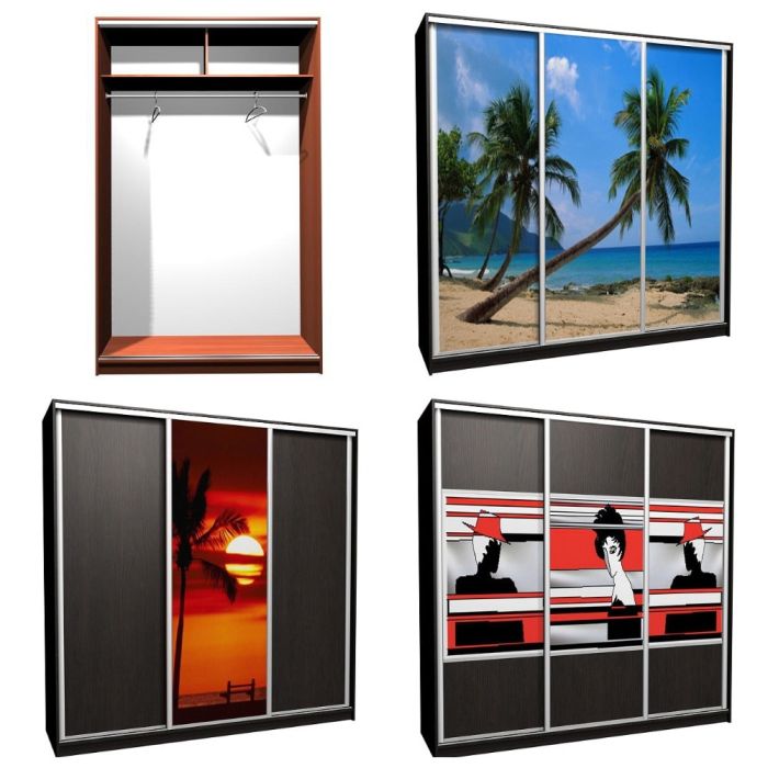 Шкаф-купе Ника-10 комбо Д-Ф-20