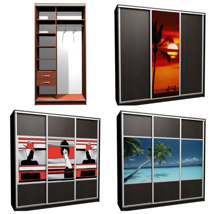 Шкаф-купе Ника-11 комбо Д-Ф-20