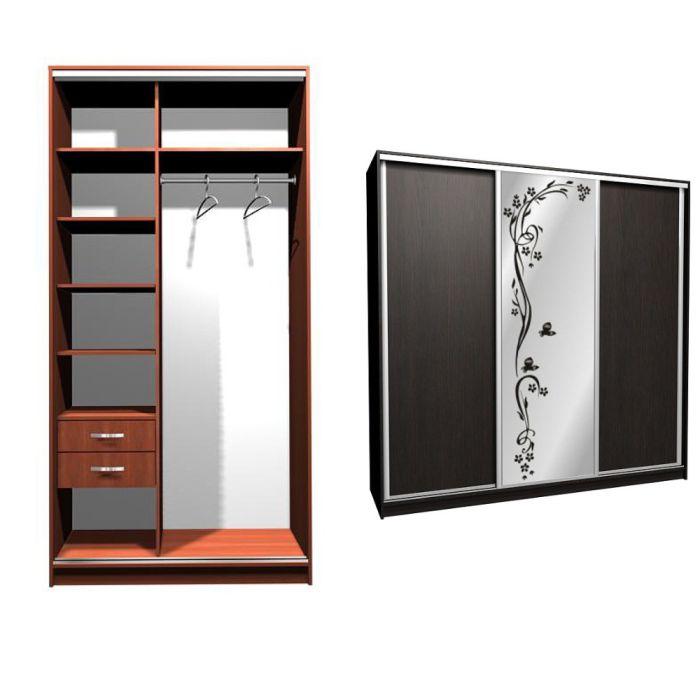 Шкаф-купе Ника-11 комбо Д-П-20