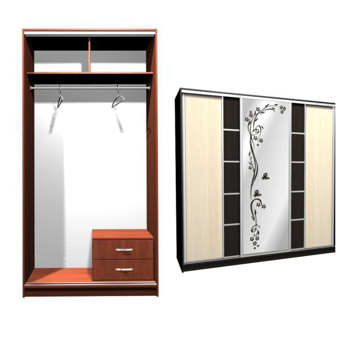 Шкаф-купе Ника-12 ск. комбо Д-П -20