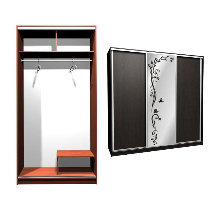 Шкаф-купе Ника-13 комбо Д-П -20