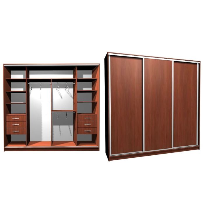 Шкаф-купе Ника-15 ДСП -20