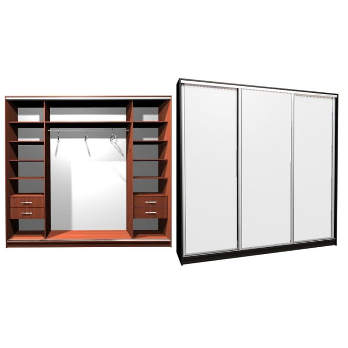 Шкаф-купе Ника-18 Зеркало -20