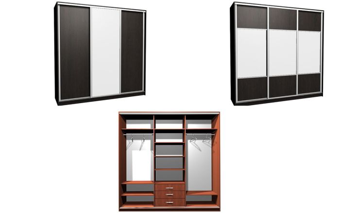 Шкаф-купе Ника-1 Комби Д-З-20