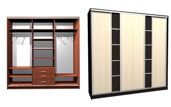 Шкаф-купе Ника-1 ск. комби Д-Д-20