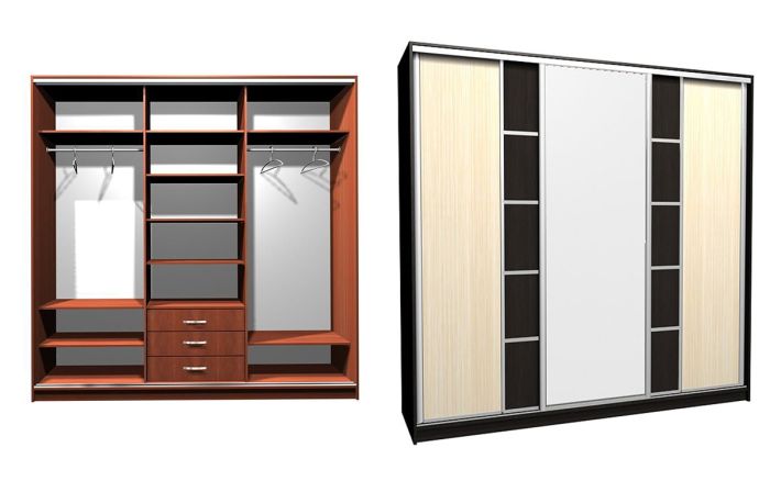 Шкаф-купе Ника-1 ск. комби Д-З-20