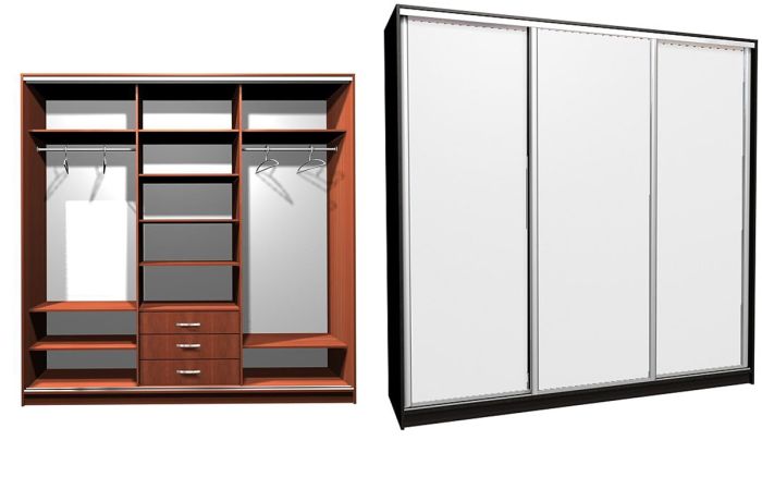 Шкаф-купе Ника-1 Зеркало-20