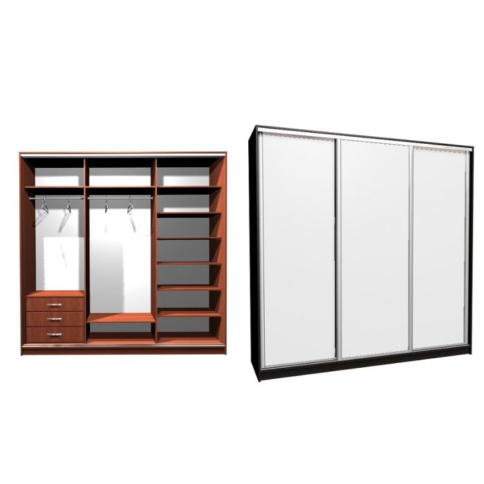 Шкаф-купе Ника-2 Зеркало-20