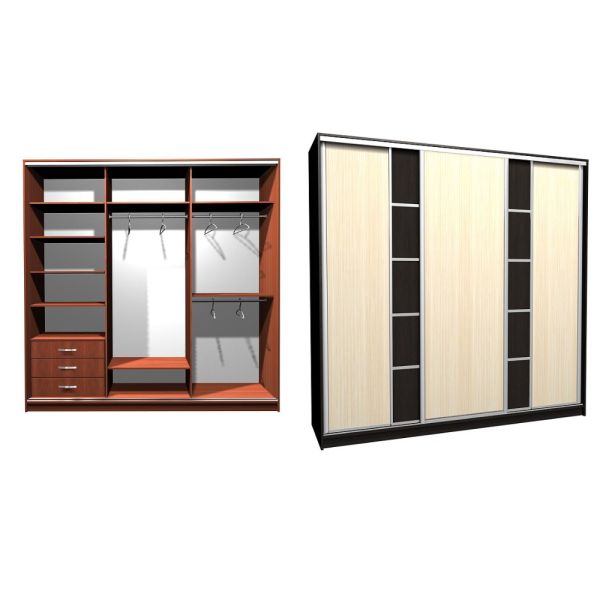 Шкаф-купе Ника-3 ск. комби Д-Д-20