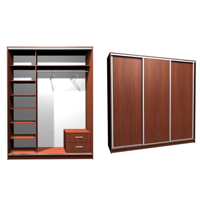 Шкаф-купе Ника-4 ДСП-20