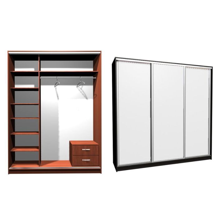 Шкаф-купе Ника-4 Зеркало-20