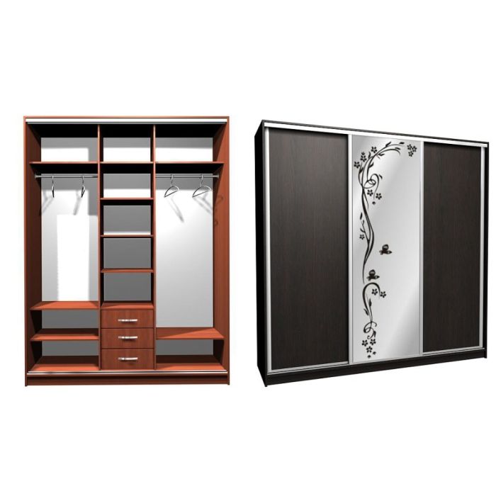 Шкаф-купе Ника-5 комби Д-П-20