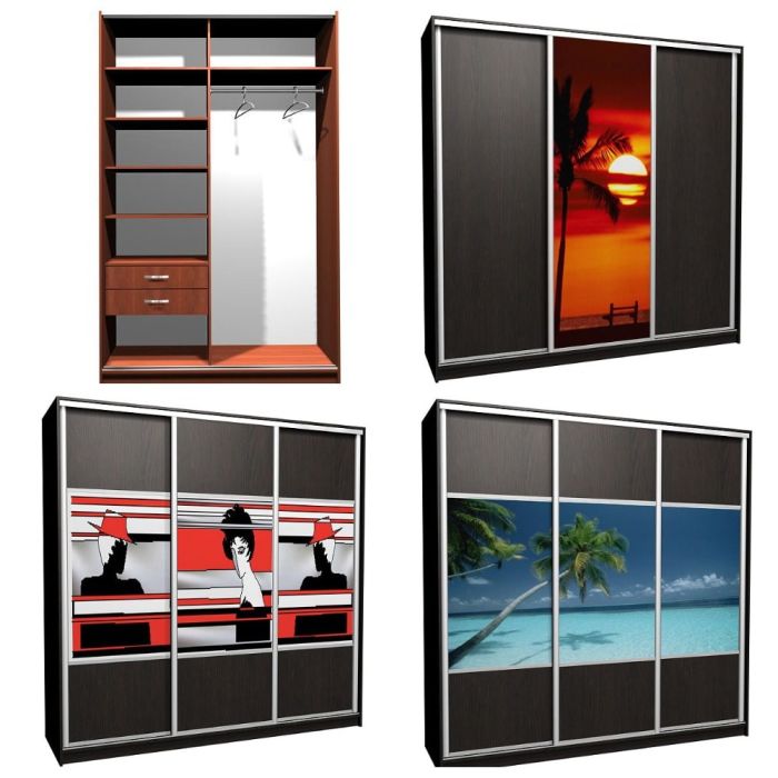 Шкаф-купе Ника-7 комби Д-Ф-20