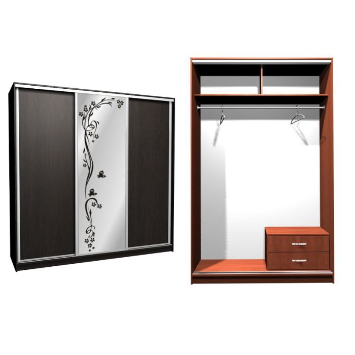 Шкаф-купе Ника-8 комби Д-П-20