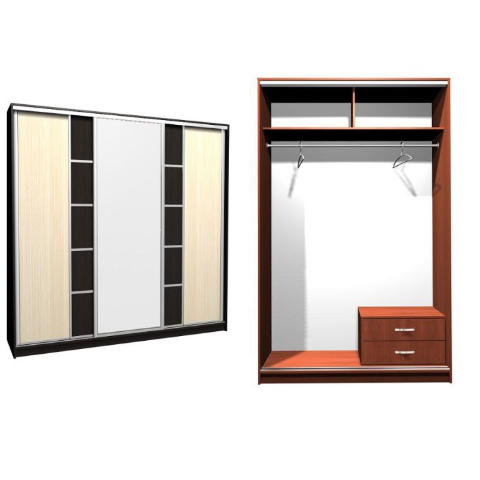 Шкаф-купе Ника-8 ск. комби Д-З-20