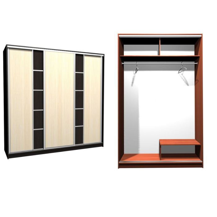 Шкаф-купе Ника-9 ск. комби Д-Д-20