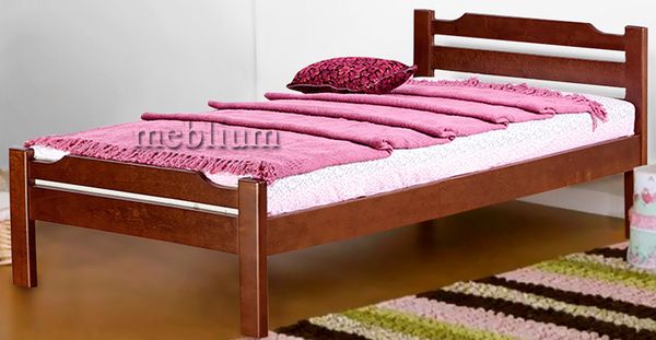 Кровать Ольга 0,90-60 Ольха+Орех