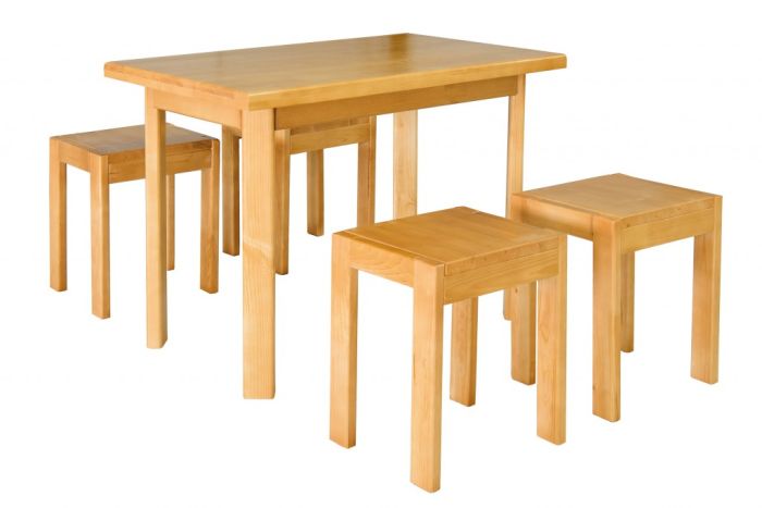 (СНЯТО С ПРОИЗВОДСТВА) Стол и табуретки Олимп