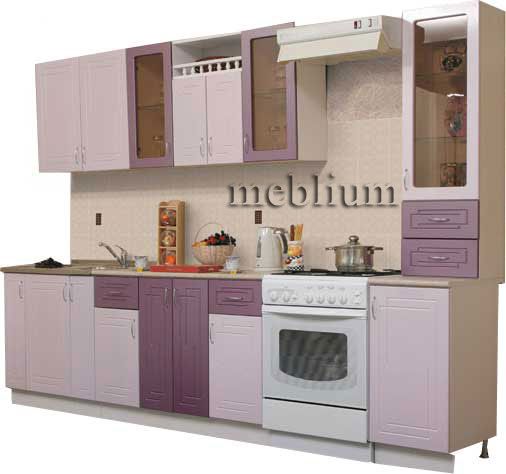 Кухня meblium 21-72. Фасад мдф пленка - от 4000 за 1 м.п.