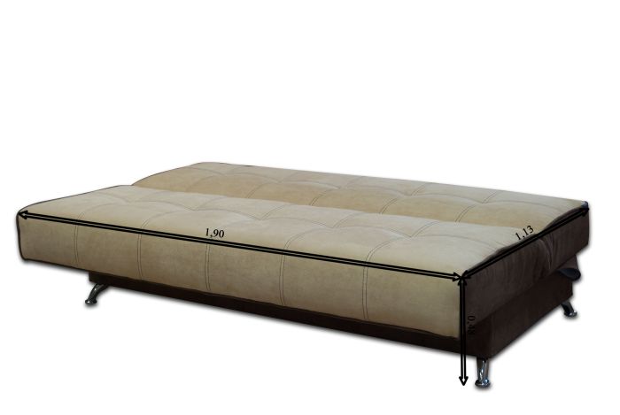 Диван Лукас-12 Нео лате + Нео шоколад