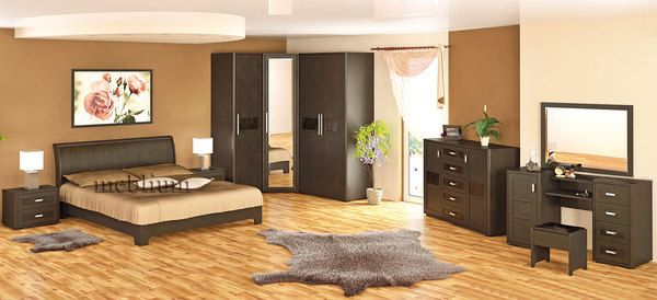 Спальня Токио угол венге-71 (СНЯТО С ПРОИЗВОДСТВА/ЗНЯТО З ВИРОБНИЦТВА)