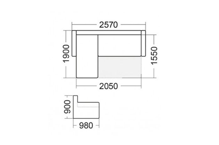 (СНЯТО С ПРОИЗВОДСТВА) Угловой диван Женева -71