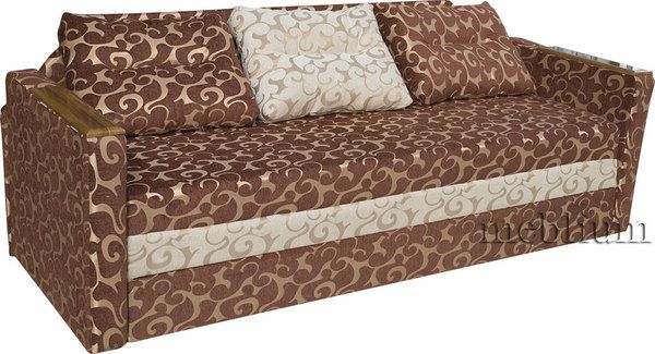 Диван Meblium 27-3 роуз коричневый + крем