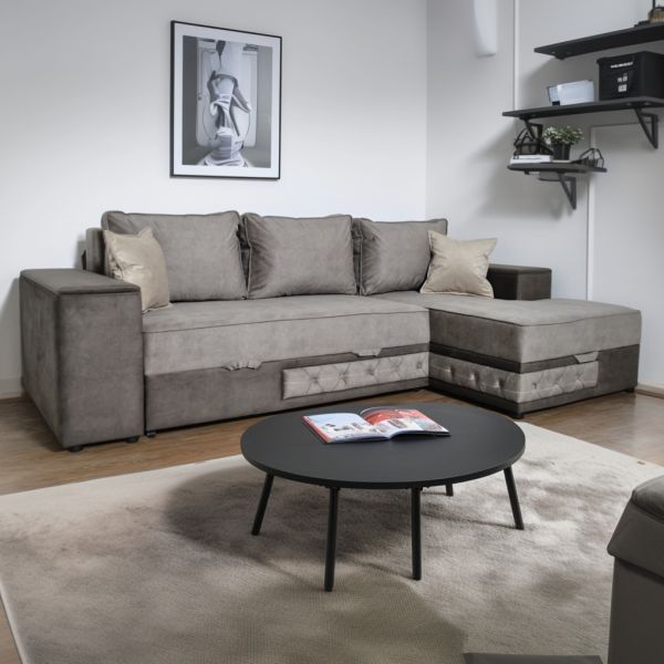 Угловой диван Франко, комфорт, антикоготь, износостойкая оббивка - 107 