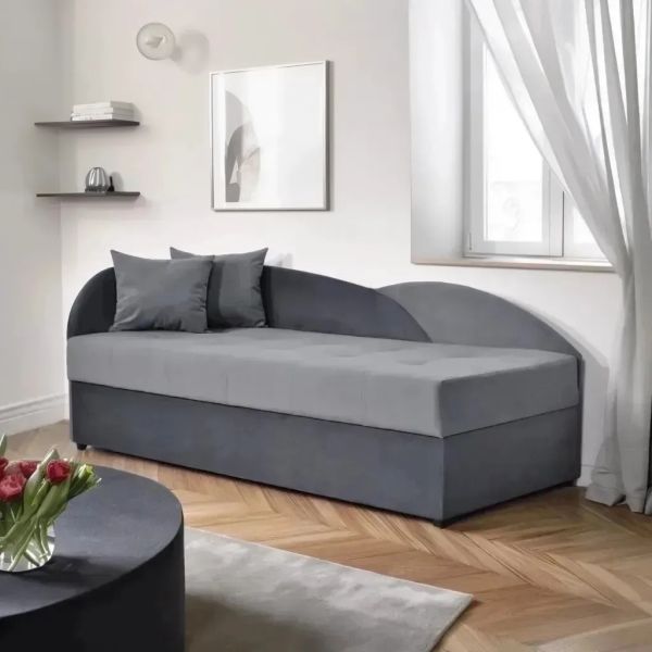 Односпальная кровать Малибу 800 на 1900 (ортопедическое спальное место, пружинная система Pocket Spring) антикоготь, износостойкая обивка  - 101