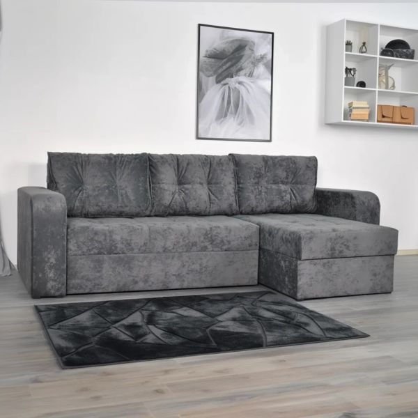 Угловой диван Рондо 2500 мягкие подлокотники, антикоготь, износостойкая оббивка — 90