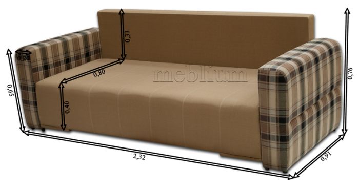 Софа Meblium 20-42 Лючия 072+Лючия 547