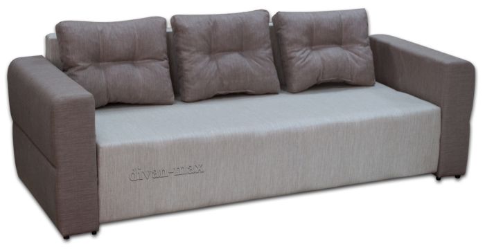 Софа Адель 140-7 лугано беж + лугано браун