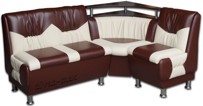 Кухонный уголок Агат 2 с полкой-10