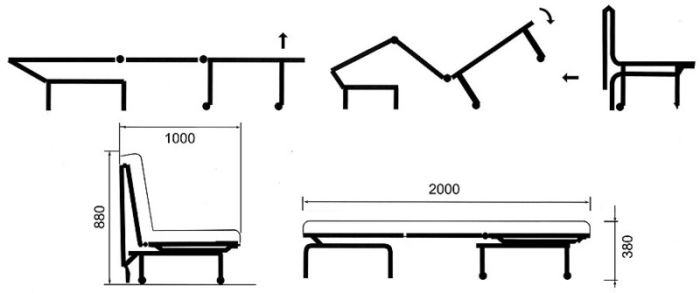 Софа Палермо-4 Мора Какао + Кинг
