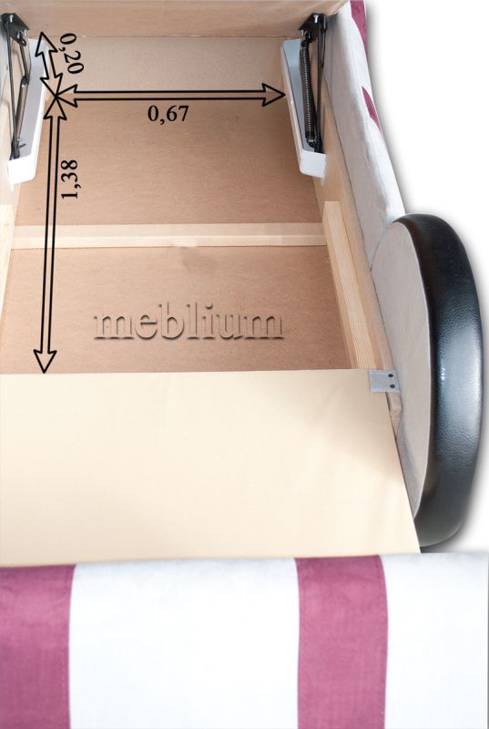 Детский диван Альфа-17 Линен Шоколад