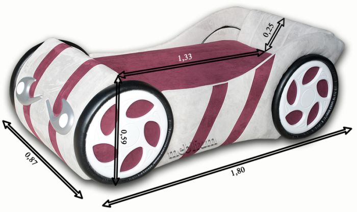 Детский диван Альфа-17 Линен Шоколад