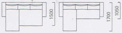 Диван Омега 140-14 Саванна браун 08 + саванна голд браун 05 флок