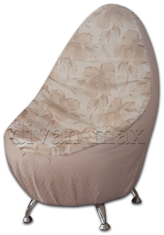 Банкетка Огурчик Цветы + Беж