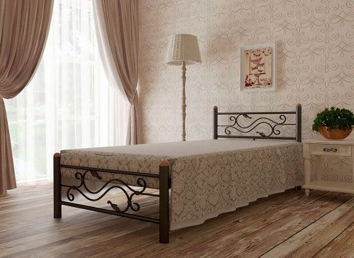 (СНЯТО С ПРОИЗВОДСТВА) Кровать Соната-79 090*190