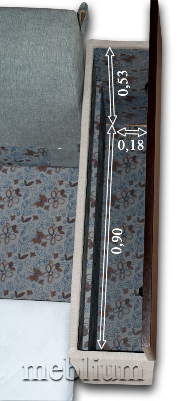 Диван Гармония мини-16 Плаин Грей