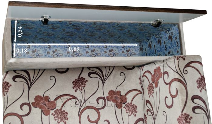 Диван Гармония-21 Квинс джут + Мишель кофе, Раймонд 04