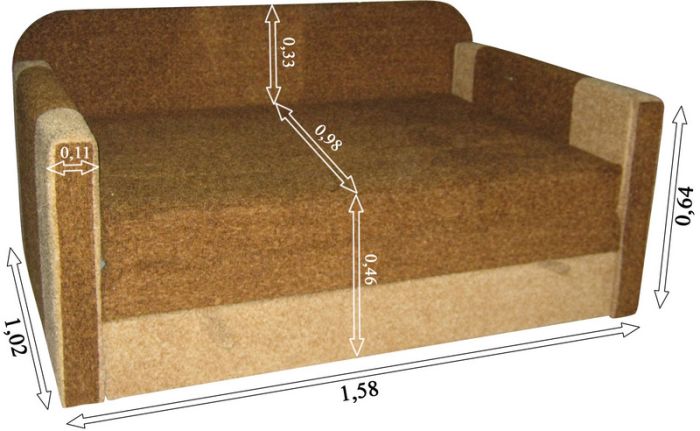 Meblium 46-3 монако олив + шакира олив