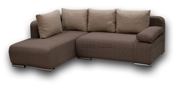 Угловой диван Meblium 28-18 Салют Комбин Браун