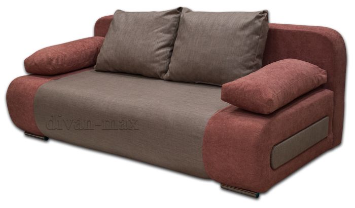 Софа Бона-7 лугано браун + букле 015