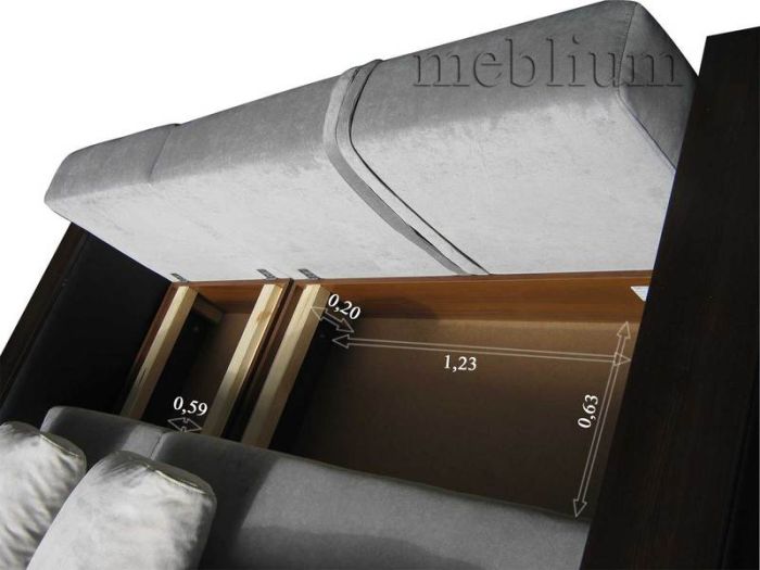 Диван угловой Бонус бомбей 3В + бомбей 1В, подушки - бомбей 1а Альянс